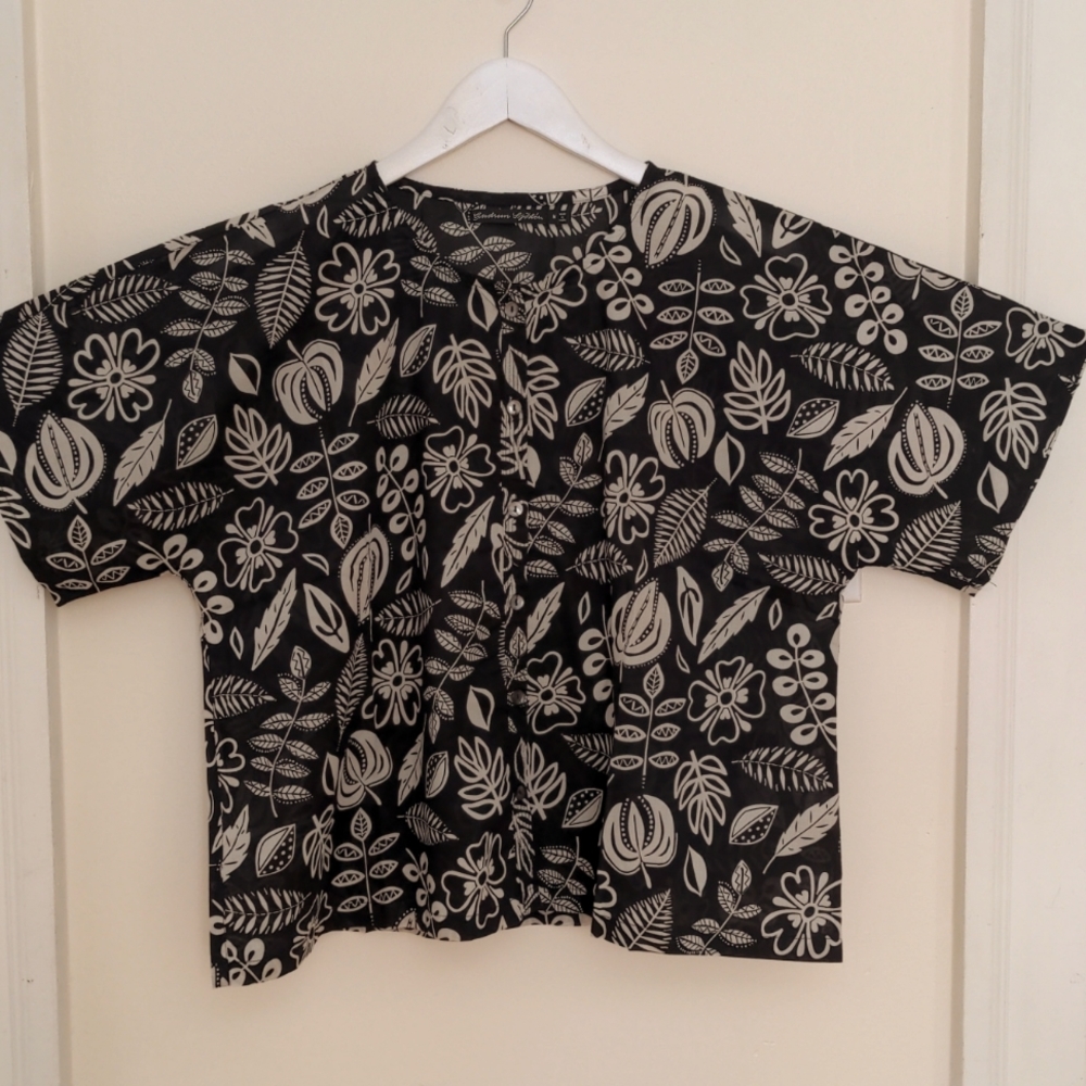 Gudrun Sjoden M cotton boxy blouse